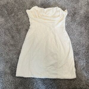 Oh Polly - Strapless Embellished Cowell Neck Mini (Size US 10)